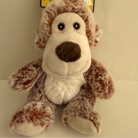 Wags And Purrs Monkey Dog Toy With Squeaker - Picture 3 of 5